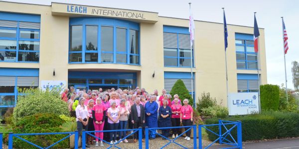 Leach International Europe - 2 000 € reversés à la Ligue contre le Cancer