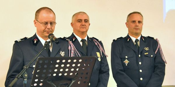 Les sapeurs-pompiers de Sarralbe et du Val-de-Guéblange célèbrent leur Sainte-Barbe