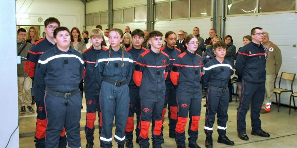 Les sapeurs-pompiers de Sarralbe et du Val-de-Guéblange célèbrent leur Sainte-Barbe