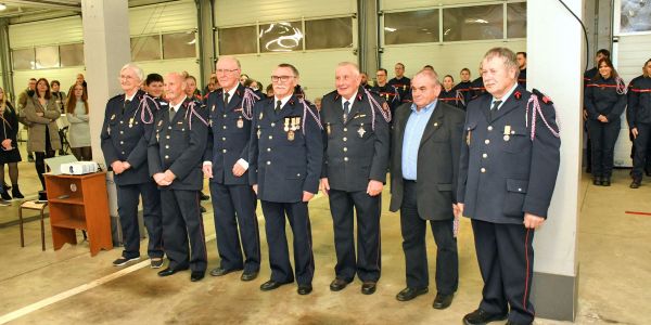 Les sapeurs-pompiers de Sarralbe et du Val-de-Guéblange célèbrent leur Sainte-Barbe