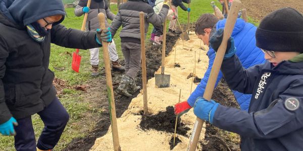 Des haies champêtres pour la biodiversité et l'éducation à l'environnement