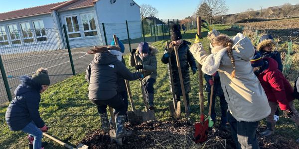 Des haies champêtres pour la biodiversité et l'éducation à l'environnement