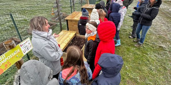 Les élèves de Rech s’engagent pour le compostage et la biodiversité !